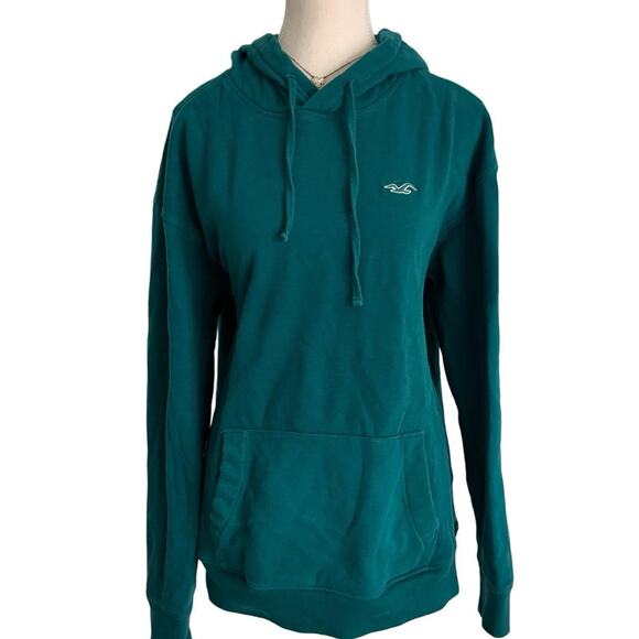 Hollister Co. Tops - Women’s Hollister Blue Hoodie Size Large